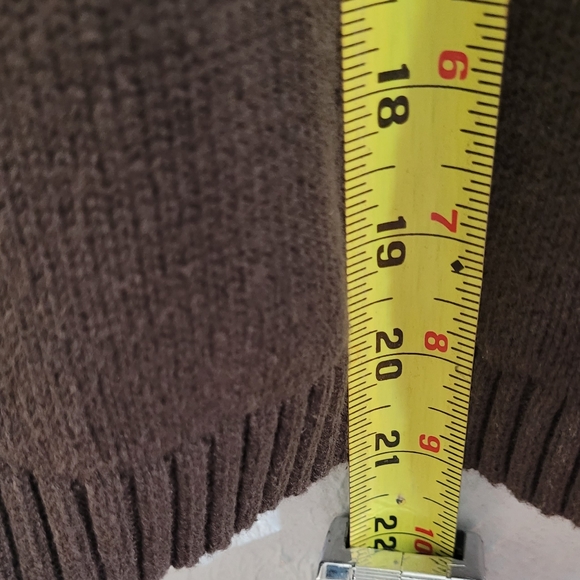 Croft & Barrow Size Large Zip-Up Jacket - Brown - Picture 7 of 8